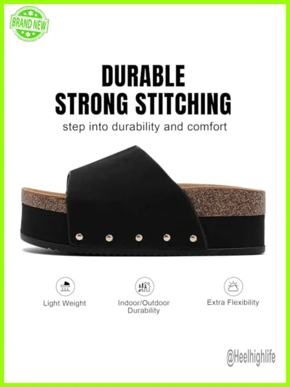 Suede Platform Sandals Women Cork Footbed Espadrille Wedge Open Toe Chunky